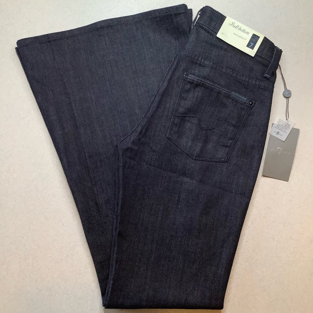 7 For All Mankind Jeans 26X32 Bell Bottom Lexie Mercer NWT!